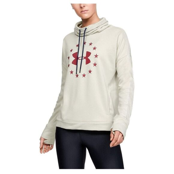 Under Armour size Medium Freedom Funnel Neck Sweatshirt C15 - Picture 2 of 8